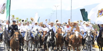 Con más de 2 mil participantes Tamaulipas cabalga unido por la soberanía y la transformación de México