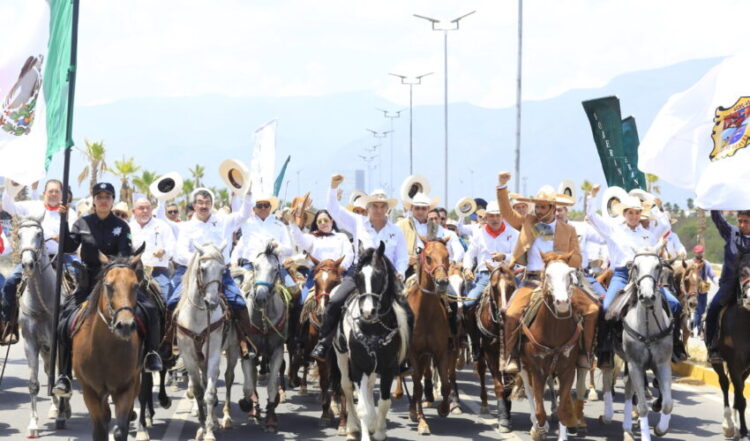 Con más de 2 mil participantes Tamaulipas cabalga unido por la soberanía y la transformación de México