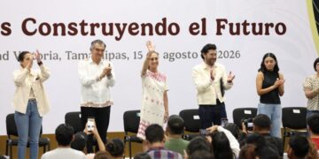 La presidenta Claudia Sheinbaum se reúne aquí con jóvenes tamaulipecos: ‘Son el eje central del presente’