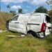 Volcadura en área del municipio de Valle Hermoso deja dos personas lesionadas