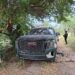 La GE localiza con dron un vehículo robado; estaba escondido con ponchallantas en ejido de Díaz Ordaz