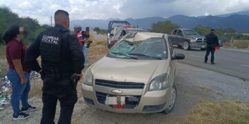 La conductora de un Chevy se estrella con un caballo en el tramo Tula-Victoria y el equino murió en el lugar