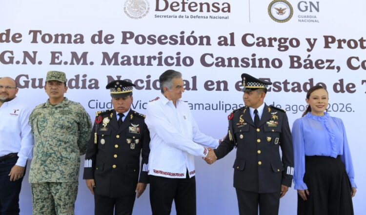 Reconoce AVA labor de la Guardia Nacional en Tamaulipas; atestigua llegada del nuevo coordinador estatal