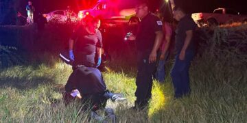 La GE atendió esta madrugada accidente con personas lesionadas en Gómez Farías