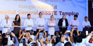 Inaugura Claudia Sheinbaum Hospital General del ISSSTE en Tampico; se recupera acceso a la salud pública