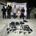 Policías, militares y GN detienen a 2 delincuentes en Madero en posesión de arsenal, granadas y un vehículo