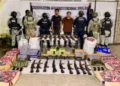 El Gabinete de Seguridad captura con arsenal a 2 presuntos miembros del cártel de Sinaloa en Mazatlán