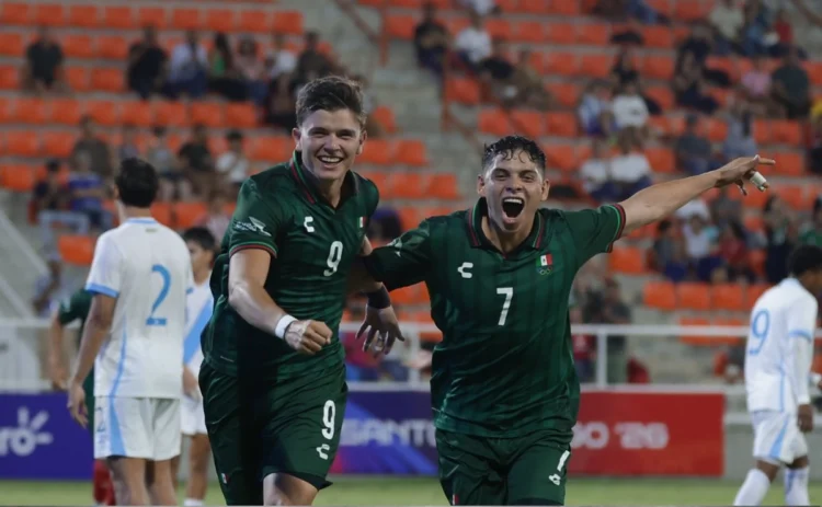 La Sub-23 de México golea a Guatemala 4-1 y avanza semifinales de Santo Domingo 2026