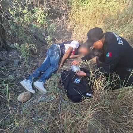 La Guardia Estatal atiende accidente con lesionado en tramo de área de Padilla