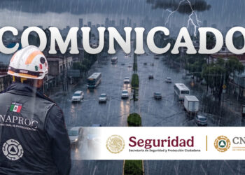CNPC mantiene alerta por lluvias fuertes y altas temperaturas en varios estados del país