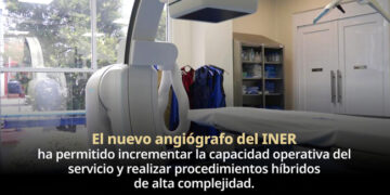 Sala de hemodinamia híbrida del INER amplía la atención de procedimientos de alta especialidad con nuevo angiógrafo