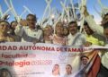 Da la UAT en el Campus Tampico la cálida bienvenida a la presidenta Claudia Sheinbaum