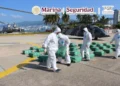 La Marina captura embarcación con 1.9 toneladas de cocaína frente a costas de Guerrero; detiene a dos