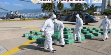 La Marina captura embarcación con 1.9 toneladas de cocaína  frente a costas de Guerrero; detiene a dos