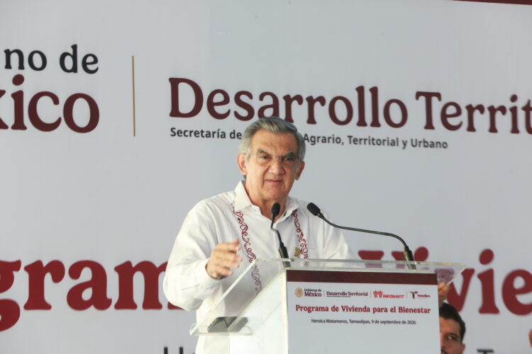 Tamaulipas, tercer estado con mayor avance en Programa de Vivienda para el Bienestar