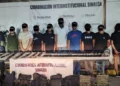 Caen en Sinaloa 9 miembros de grupo delictivo con arsenal y drogas; 4 son de Colombia y uno de Cuba