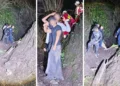 Policías y Bomberos rescatan a 9 jóvenes extraviados en barrancas del Bosque de Chapultepec