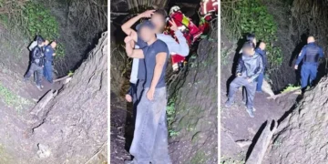 Policías y Bomberos rescatan a 9 jóvenes extraviados en barrancas del Bosque de Chapultepec
