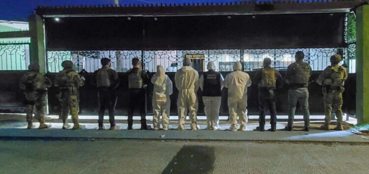 Militares y policías de la FGJET catean y aseguran en Reynosa un ‘nido’ de acaparadores de básicos