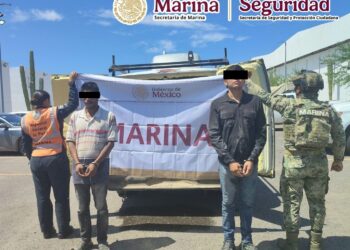 Autoridades Detienen a dos personas con tres toneladas de almeja en veda, cartuchos y fentanilo en BCS