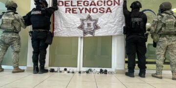 La GE y SEDENA aseguran 10 cámaras de videovigilancia instaladas irregularmente en Reynosa