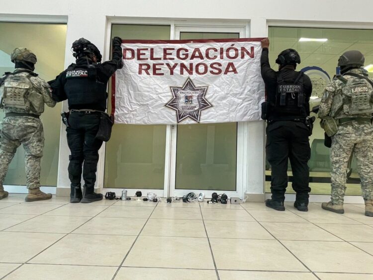 La GE y SEDENA aseguran 10 cámaras de videovigilancia instaladas irregularmente en Reynosa