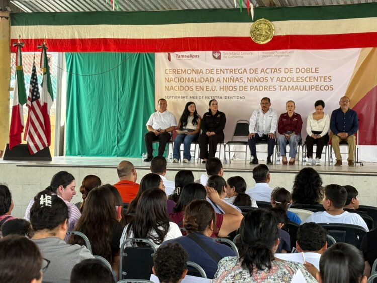 Tamaulipas fortalece la identidad y la certeza jurídica de familias binacionales