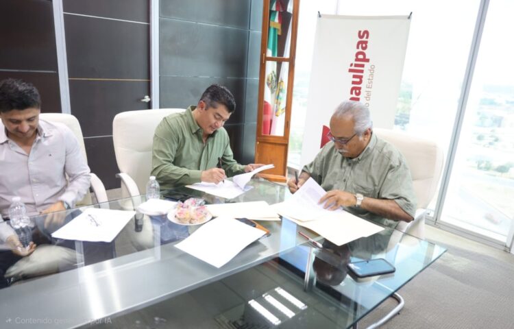 Formalizan convenio para fortalecer la sanidad del hato ganadero de Tamaulipas