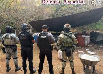 El Gabinete de Seguridad inhabilitó 3 laboratorios para elaboración de metanfetaminas en Guerrero