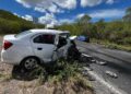 Un trágico accidente vehicular dejó 2 personas muertas y una lesionada en área del municipio de Hidalgo