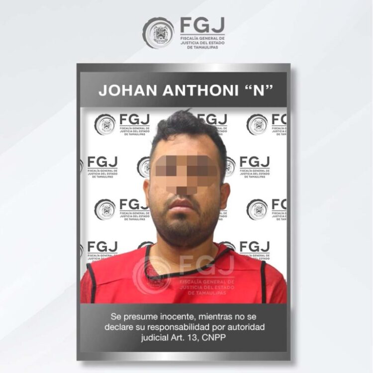Vinculan a proceso a Johan Anthoni ‘N por feminicidio y desaparición forzada en Reynosa