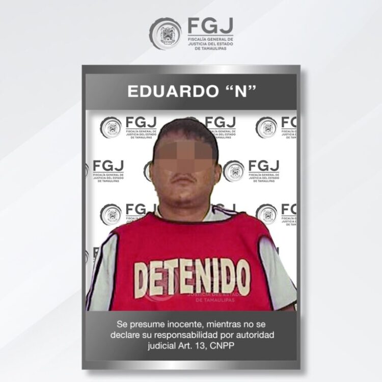 Aprehenden a Eduardo ‘N’ por su probable participación  en feminicidio en colonia de Victoria