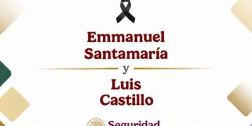 En ceremonia luctuosa la SSPC con García Harfuch al frente rinde homenaje a 2 agentes abatidos en Veracruz