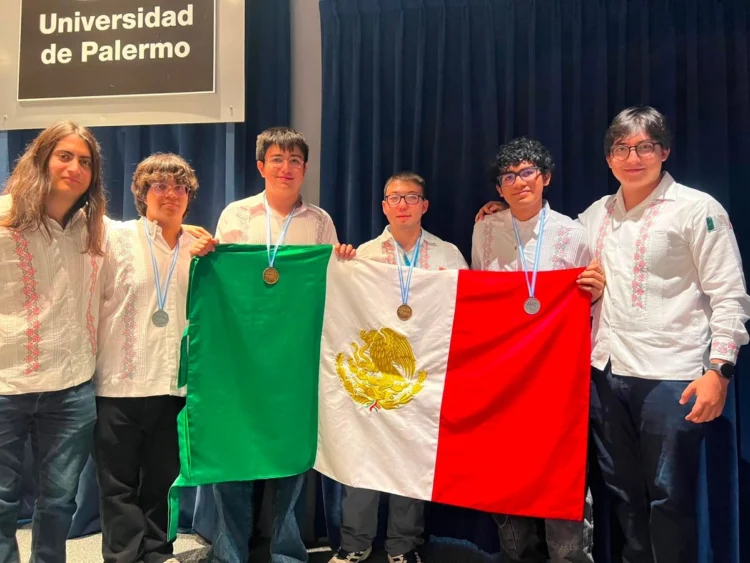 Jóvenes de México obtienen 2 medallas de oro y 2 de plata en la Olimpiada de Matemáticas en Argentina