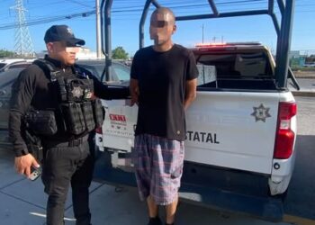 Detienen a individuo armado con cuchillo robando en un comercio de Matamoros