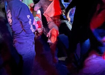 La GE rescata a empleado de Protección Civil lesionado tras caer en una zanja en brecha de Jaumave
