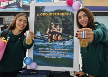 Melissa Márquez y Aylin Ibarra regresan a México tras histórico oro mundial; apuntan a LA 2028