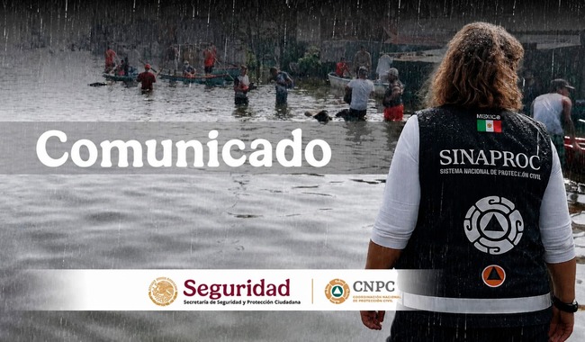 La prevención es nuestra mejor defensa: CNPC emite recomendaciones ante pronóstico de lluvias