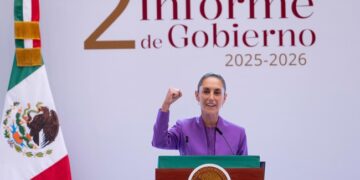 Vamos mejor y tenemos rumbo, porque ese rumbo lo marca el pueblo: Sheinbaum