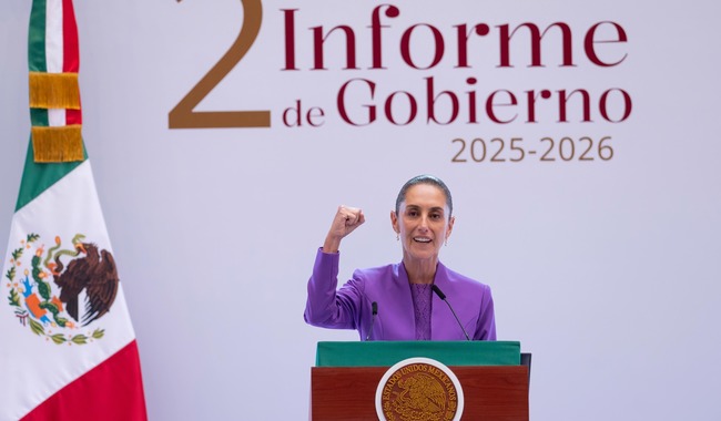 Vamos mejor y tenemos rumbo, porque ese rumbo lo marca el pueblo: Sheinbaum