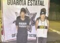 La GE detiene en flagrancia a 2 individuos que robaban en florería del centro de Victoria