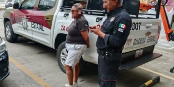 La GE detiene en Tampico a una mujer que robaba pertenencias a transeúntes