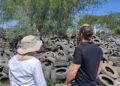 Avanza SEDUMA en trituración de llantas para reducir la contaminación en Reynosa