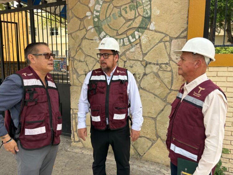Supervisa secretario de Educación la reparación de infraestructura escolar en Reynosa y Matamoros