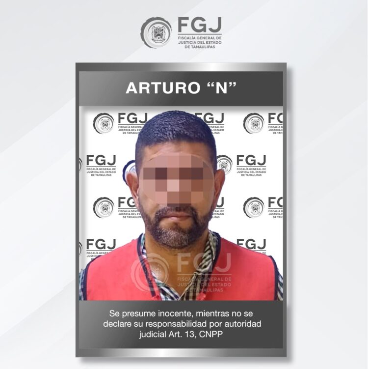 Agentes de la Fiscalía de Justicia detienen a Arturo ‘N’ por probable abuso sexual agravado cometido en Tampico