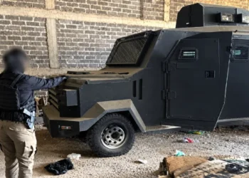 La FGR aseguró 5 ‘monstruos’ con blindaje artesanal en cateo practicado en Guasave a narcos