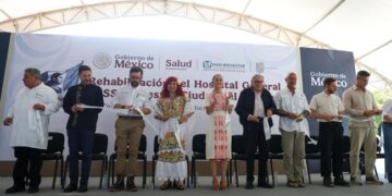 Entrega CSP rehabilitación del hospital general del IMSS Bienestar en Campeche: ‘Vamos por el camino correcto’