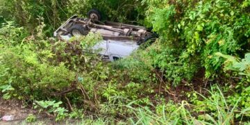Cuatro adultos y un menor accidentados en Antiguo Morelos fueron trasladados a hospital de Ciudad Mante