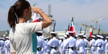 Celebra CSP el 205 aniversario de la Armada de México en Veracruz: ‘Gracias por defender nuestra soberanía’