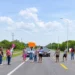 Habitantes de Güémez protestan por descargas tóxicas al río San Felipe por parte de empresas privadas